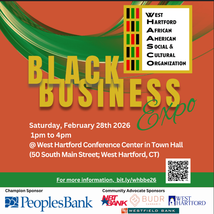 Black Business Expo – Saturday, February 28, 2026, West Hartford Conference Center in Town Hall